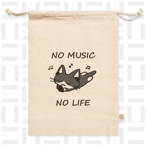 NO MUSIC NO LIFE 黒白猫ちゃん