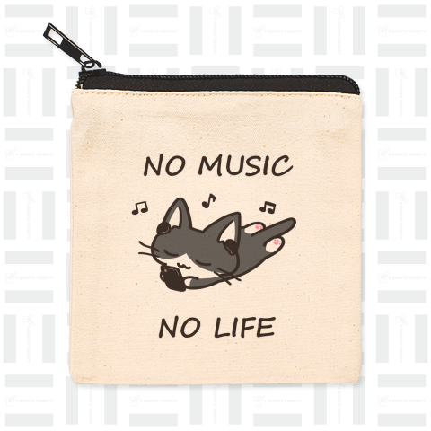 NO MUSIC NO LIFE 黒白猫ちゃん