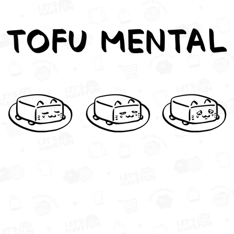TOFU MENTAL CAT 《とうふメンタルねこ》3匹ver