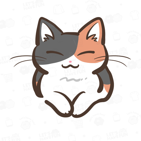 にっこり三毛猫ちゃん