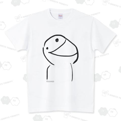 あたまのわるいひと スタンダードTシャツ(5.6オンス)