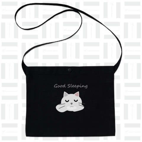 猫イラスト257 GoodSleeping 黒