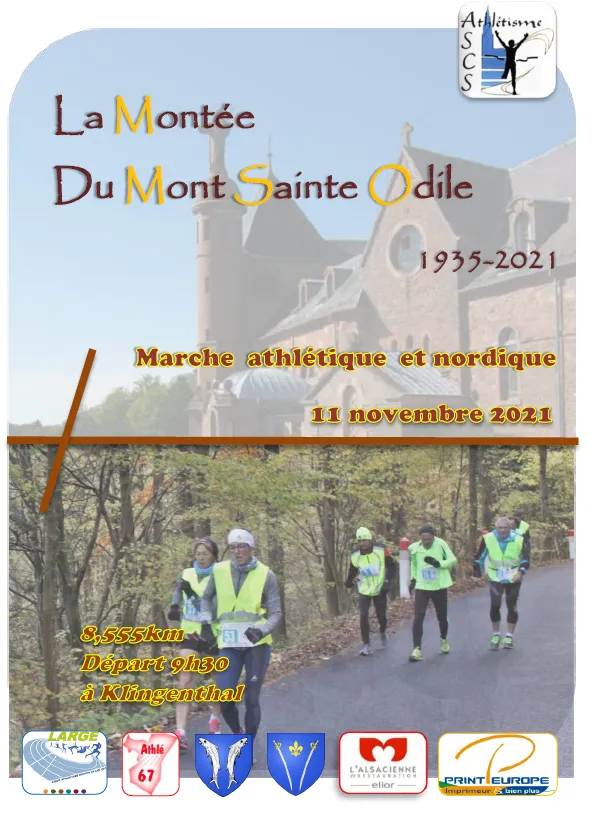 affiche de la course