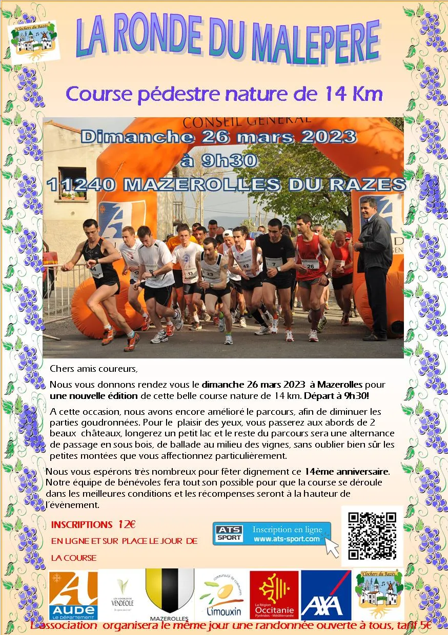 affiche de la course