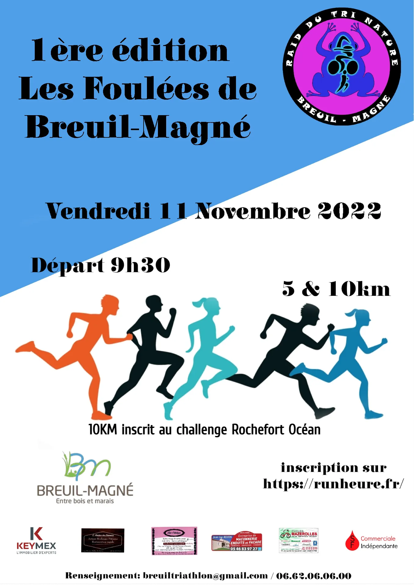 Foulées de Breuil-Magne 2024 Inscription Résultats