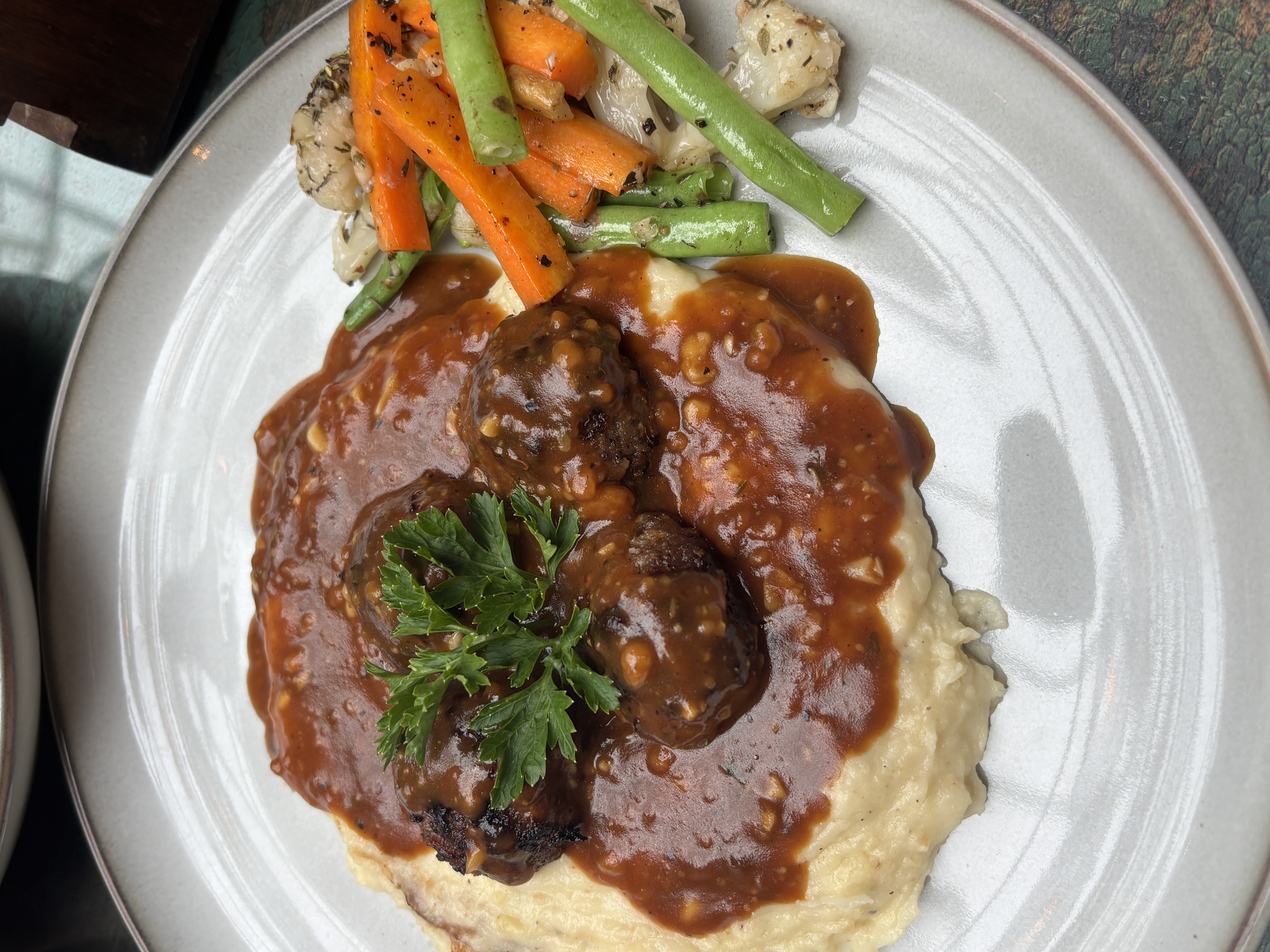 Mutton Meat ball & mash