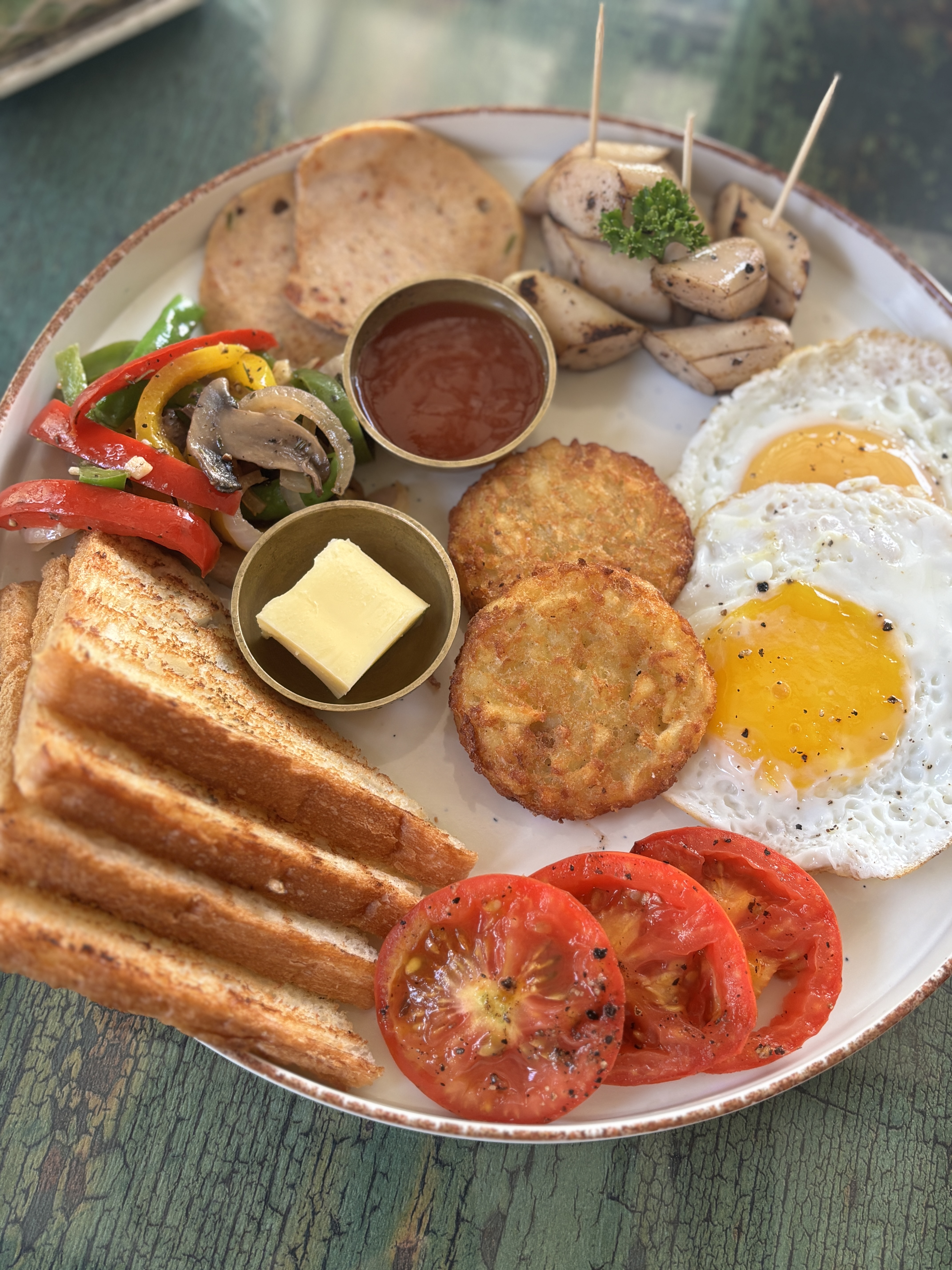 English breakfast platter