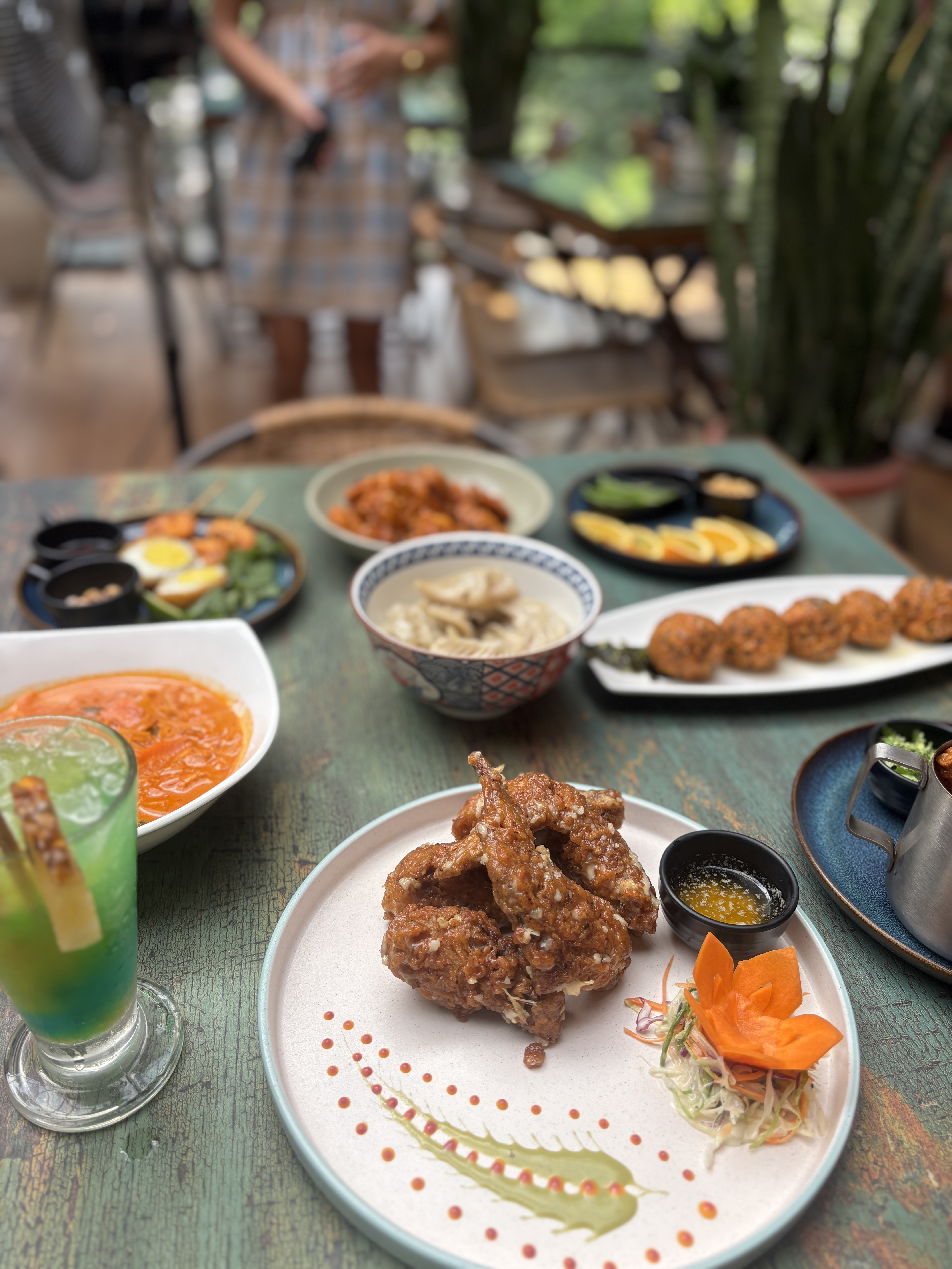 Butter garlic crispy chicken wings