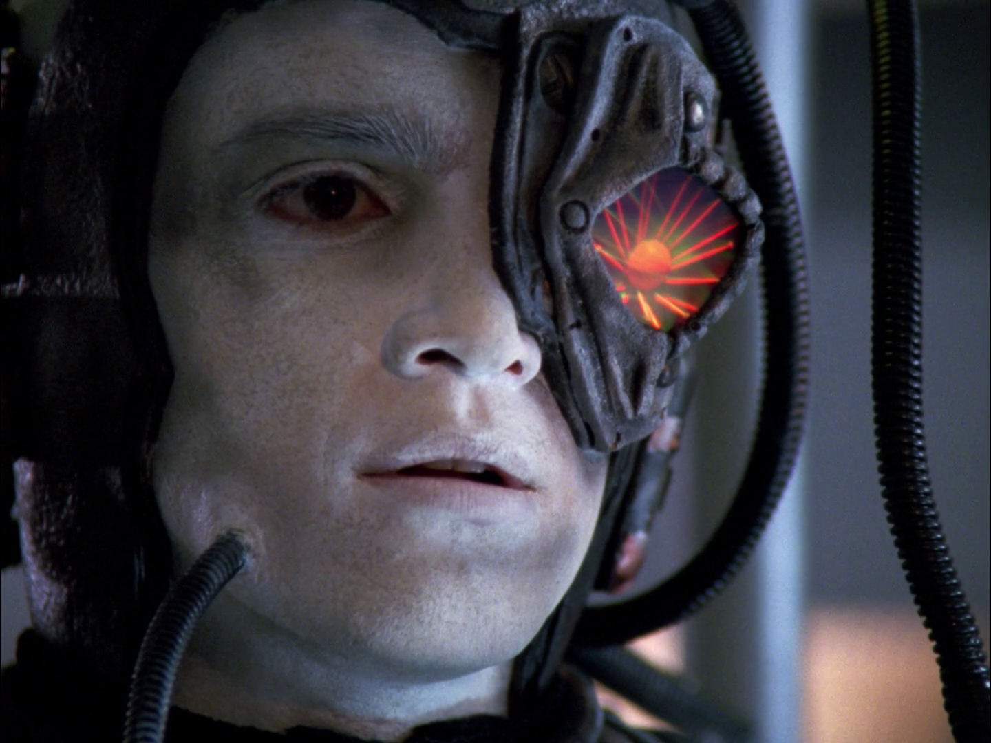 Say what you will about the Borg, they make sick eye holograms