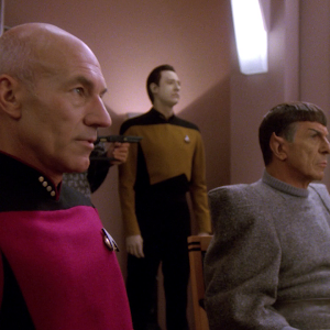 Picard, Data and Spock