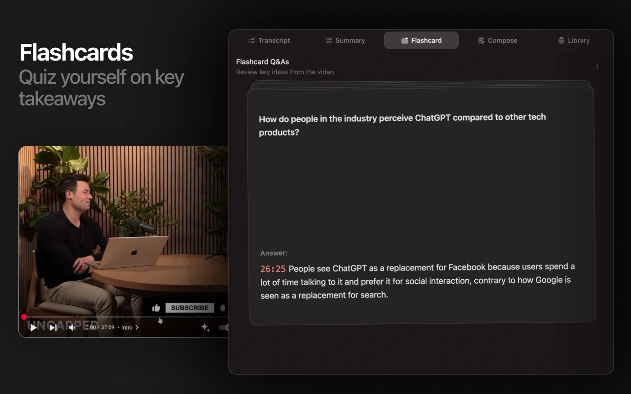 TubeMemo Extension
