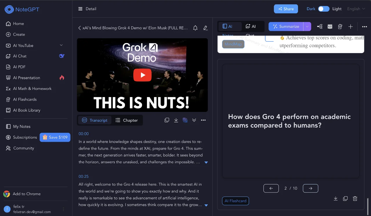 chatgpt youtube transcript