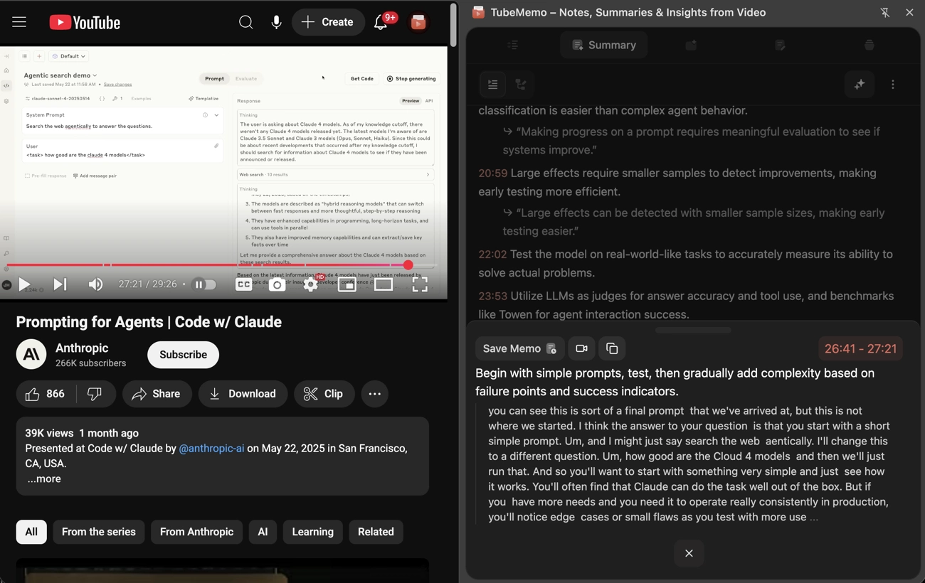 Eightify Extension