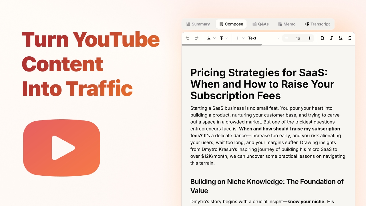 How to Repurpose YouTube Videos Into SEO Optimized Blog Posts Fast