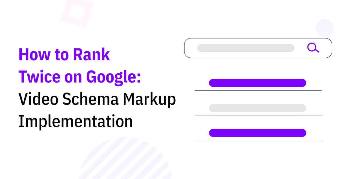 schema markup for youtube videos