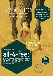 Horse Nutrition can be simple with Jenquine all-4-feet®