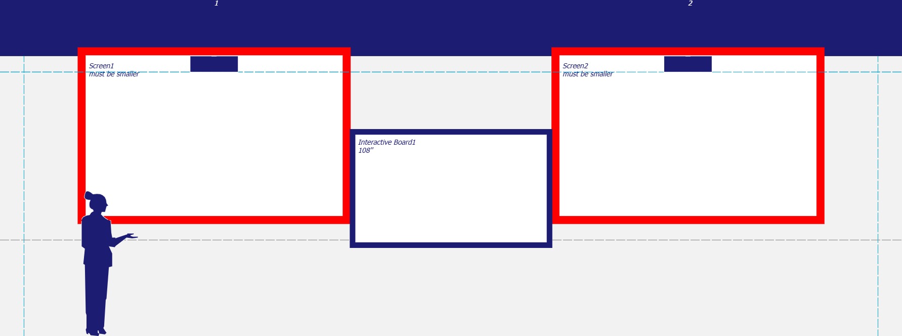 front picture space P1 U1 utvidet