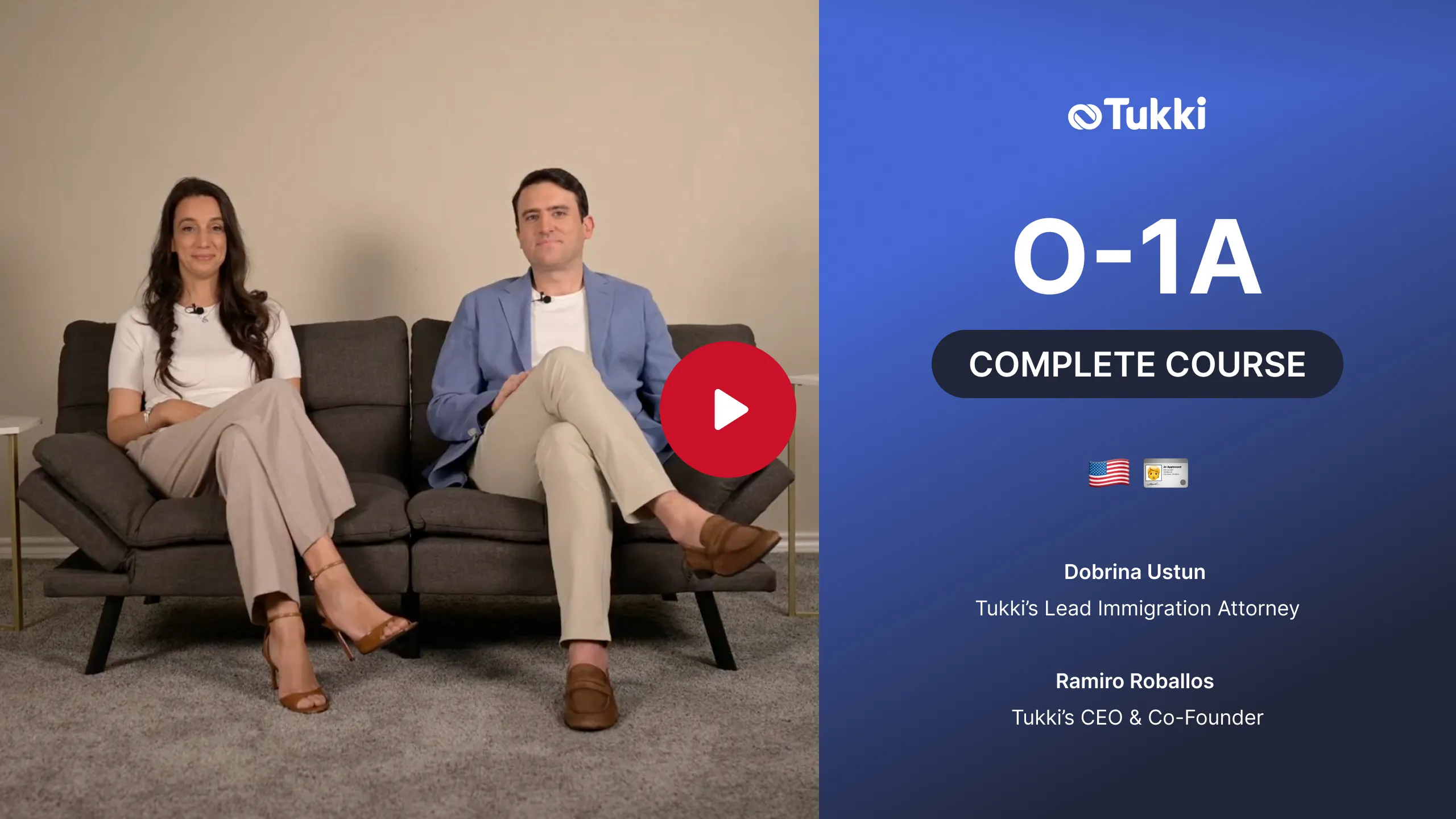O-1A complete course with Dobrina Ustun and Ramiro Roballos