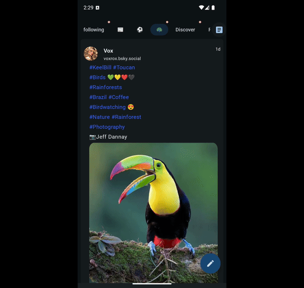 animated content changes with presentation