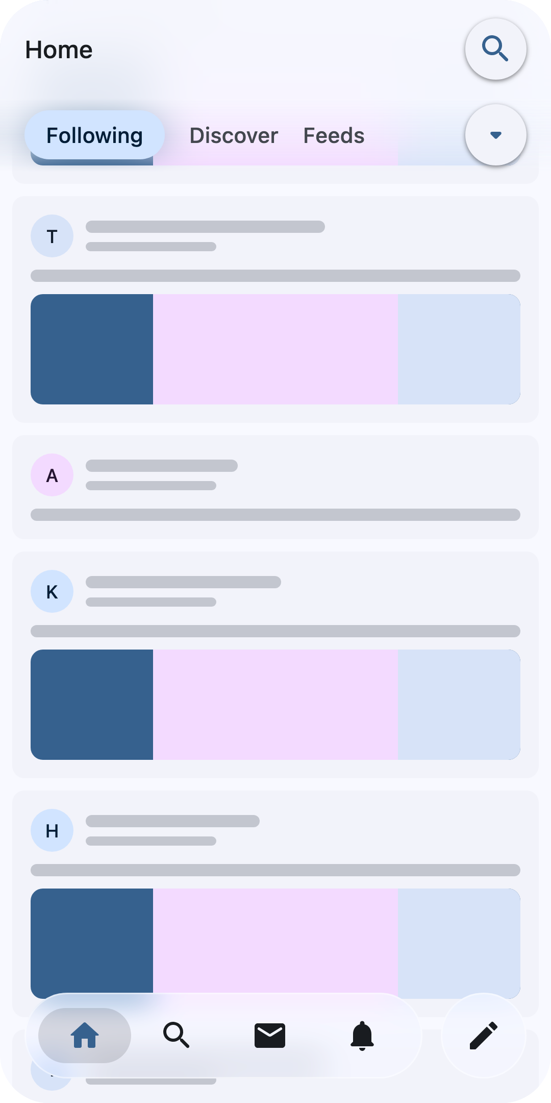 Heron iOS light mode wire frame