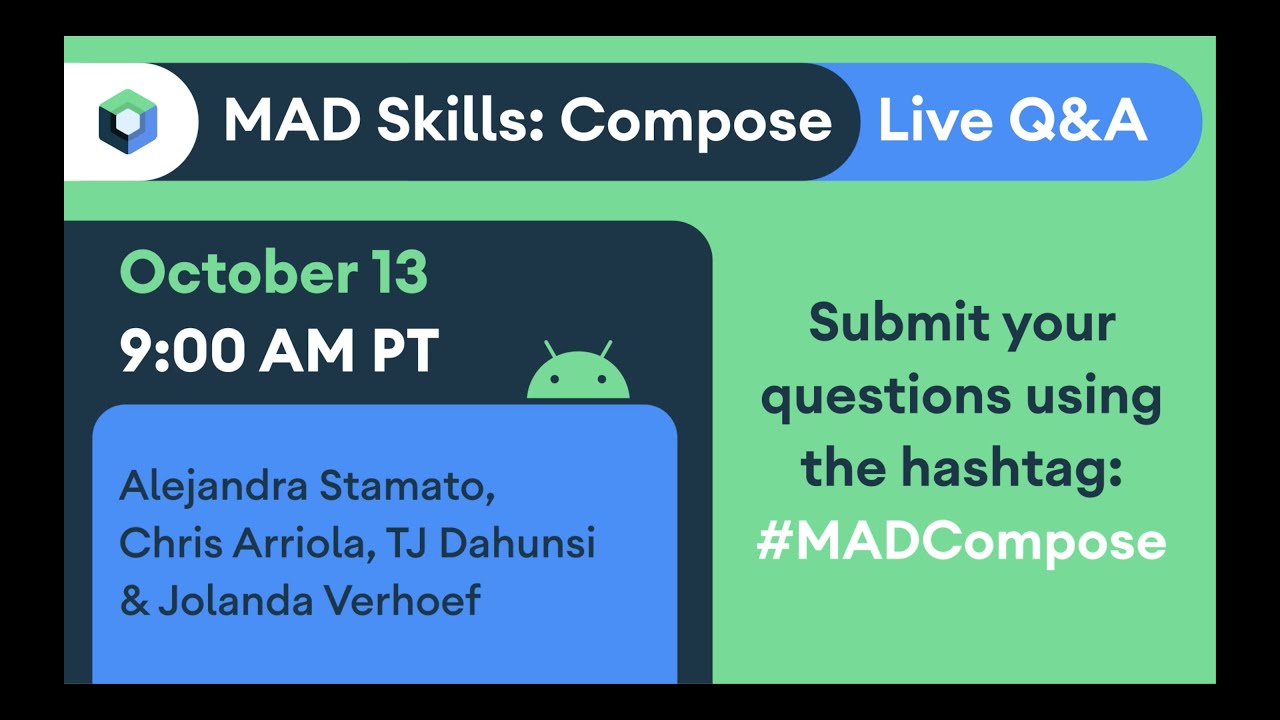 Jetpack Compose MAD skills Q/A
