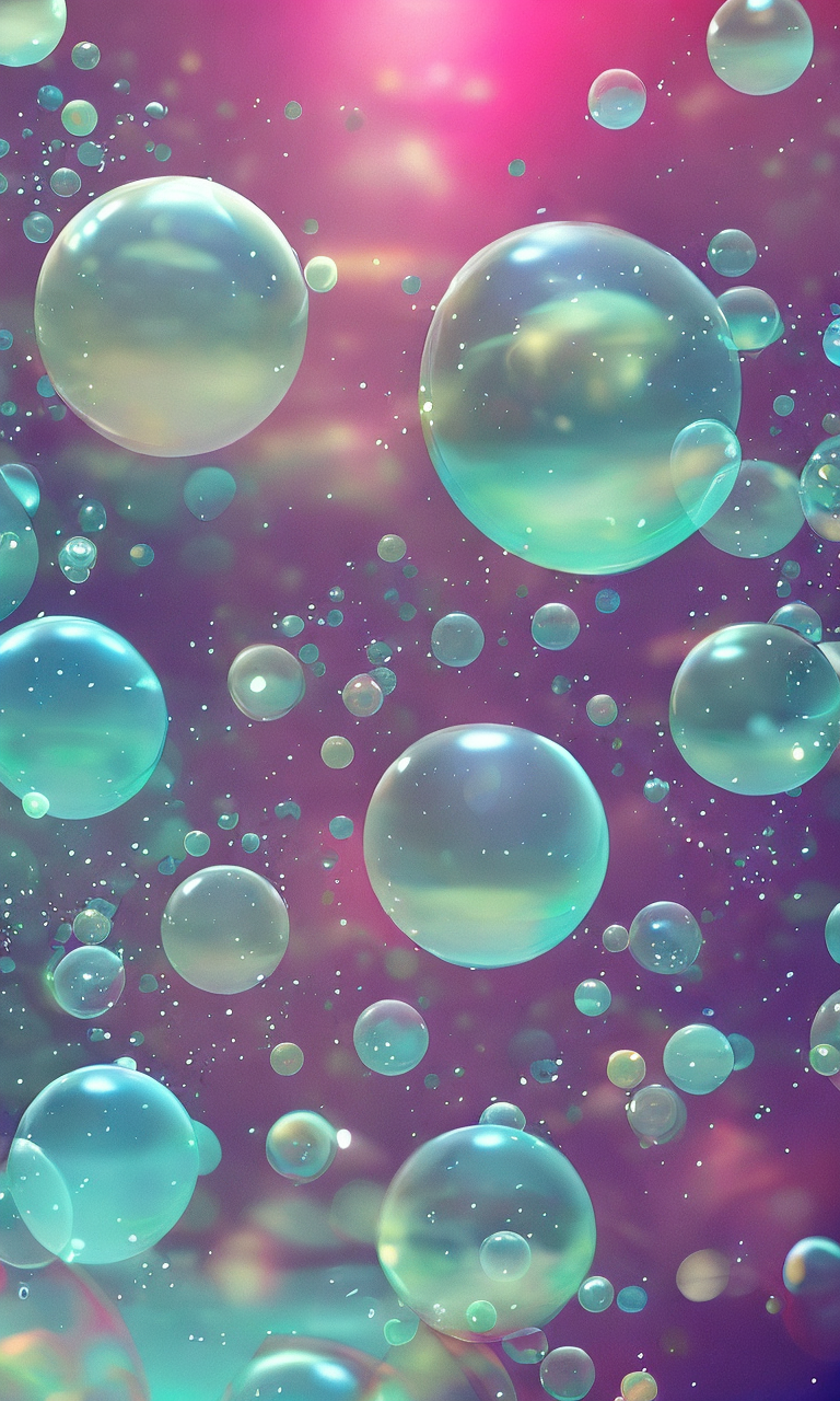 AI Images of Abstract Bubbles Stunning Exciting Ai App Background ...