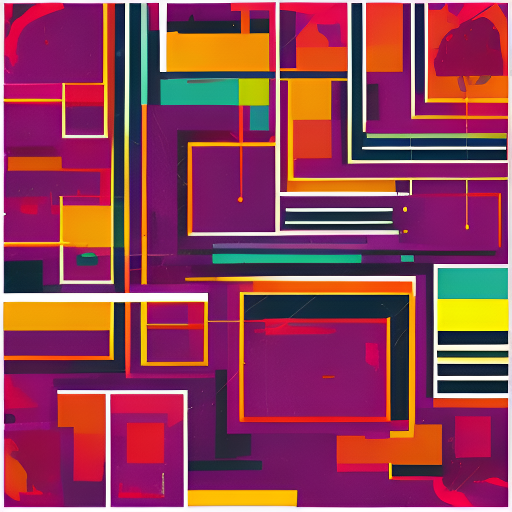 Summarizer, abstract art, flat, vector art