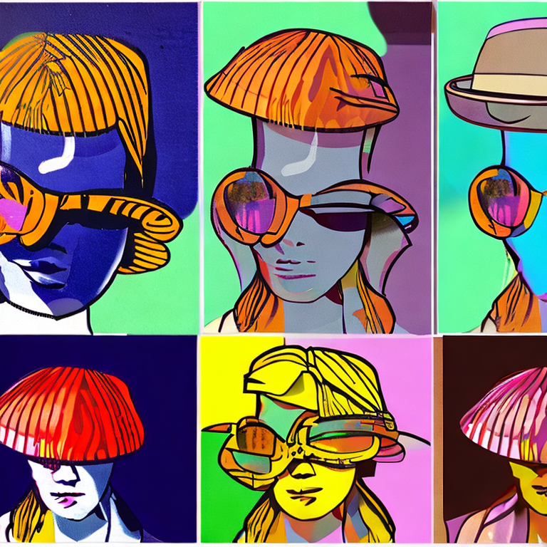 Pop art, blog posts concept art