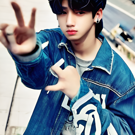 Lee Felix from Stray Kids