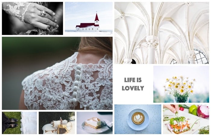 An example mood board