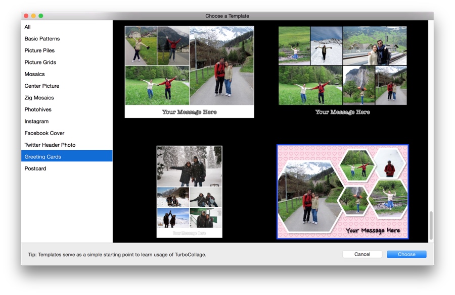 creating a collage with turbocollage for pc