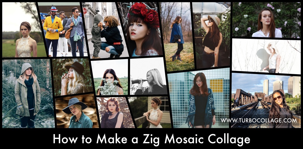 Make Zig-Zag Collage