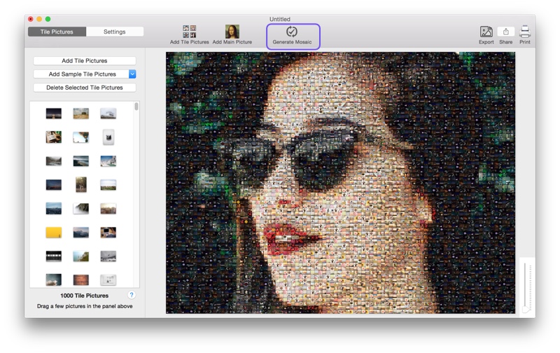 create photo mosaic