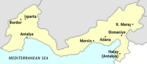 Regions Mediterrenean 