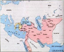 Widest borders of the Seljuks