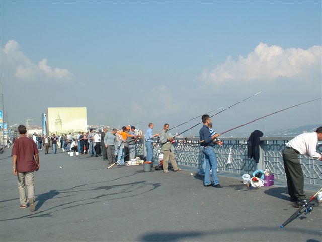 Fishermen on Galata Bridge