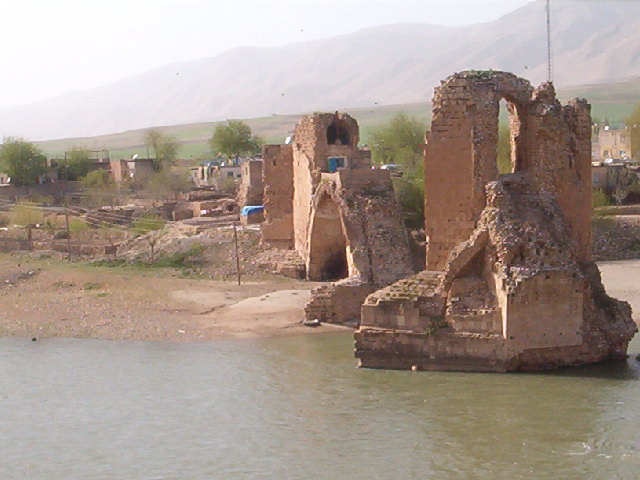 Ruins of bridge