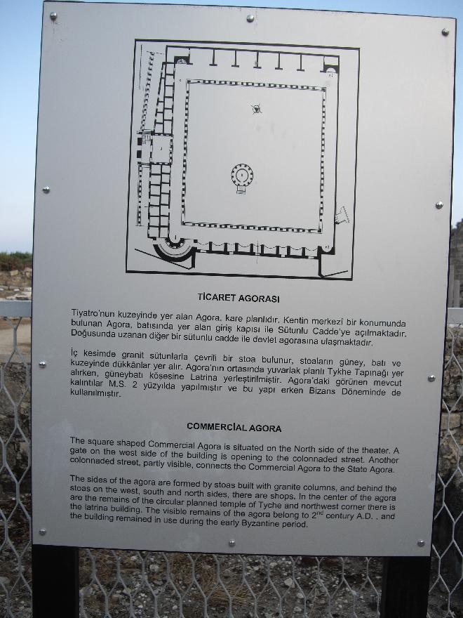 Sign explaning about Agora 