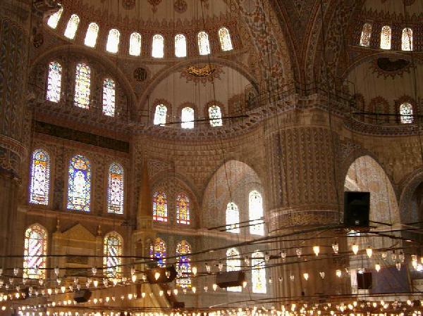 Inside the Blue Mosque