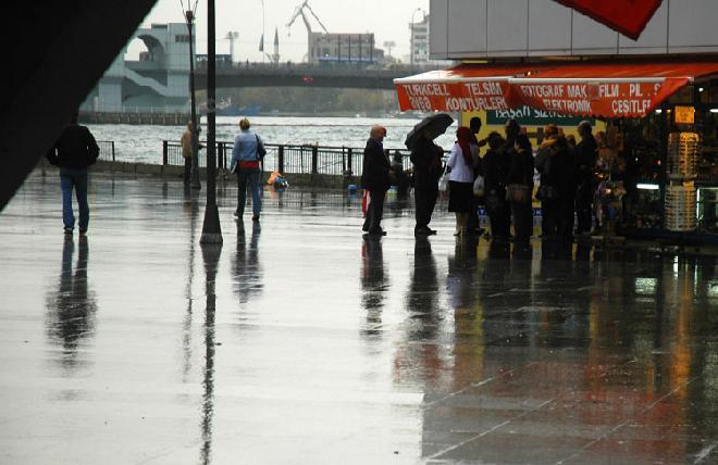 Istanbul in rain