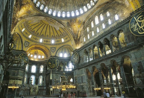 Inside Hagia Sofia