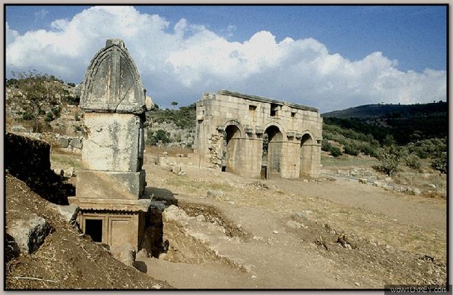 Patara - Lycian Tomb and The City Gate