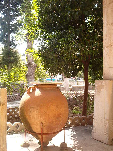 Garden in the archaeological museum