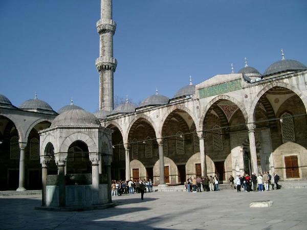 almost in the Blue Mosque