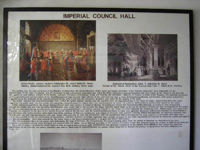 Top Kapý  Palace - The Imperial Council Hall 1