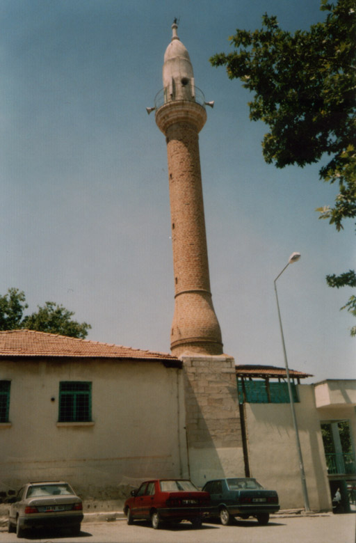 mosque in a center of the village