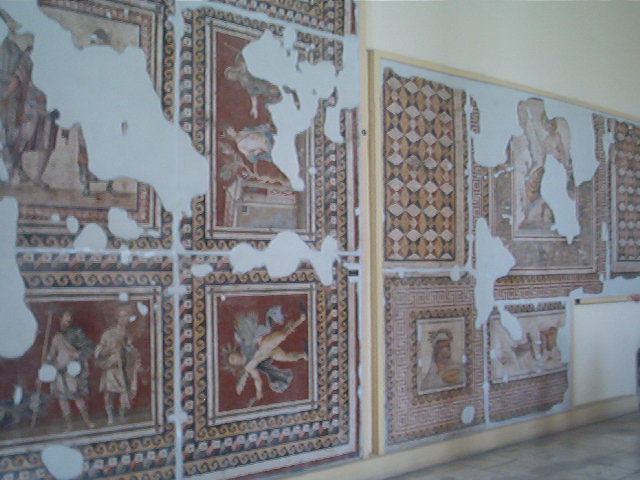 Mosaics in the archaeological museum