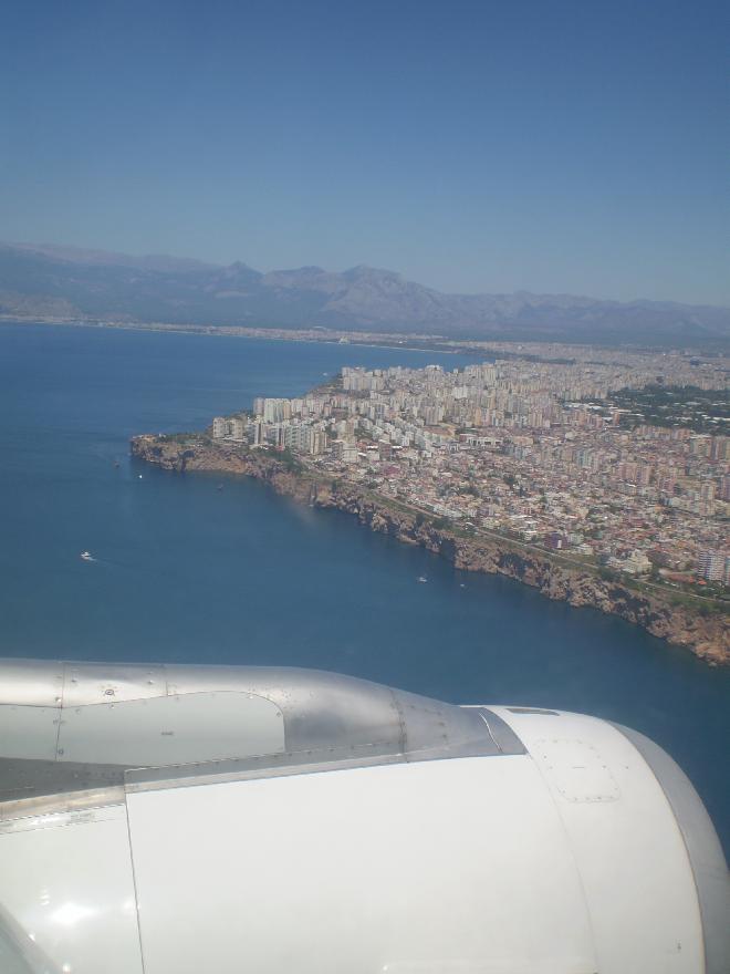 Turkish Meditteranean from plane