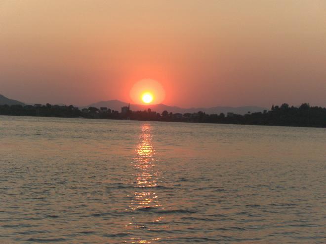 Sunset over Göcek