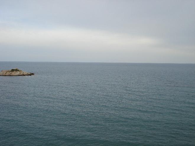 the beautiful view of the mediteranean